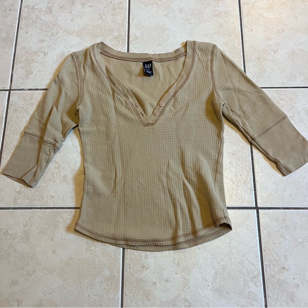 GAP Tan Cotton Top